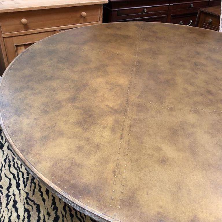 Metal Four Hands Powell Pedestal Dining Table