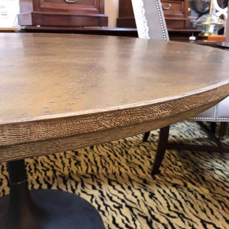 Four Hands Powell Pedestal Dining Table 1