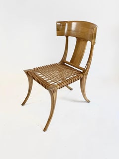 Four Handsome Neoclassical Klismos Chairs in the Manner of TH Robsjohn Gibbings