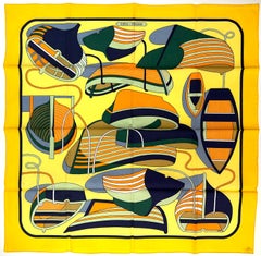 Four Hermes Cotton Scarves