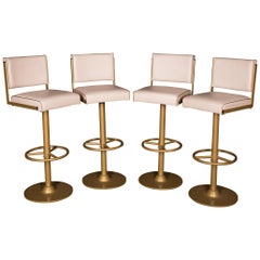 Stools With Leather Seats 437 For Sale On 1stdibs