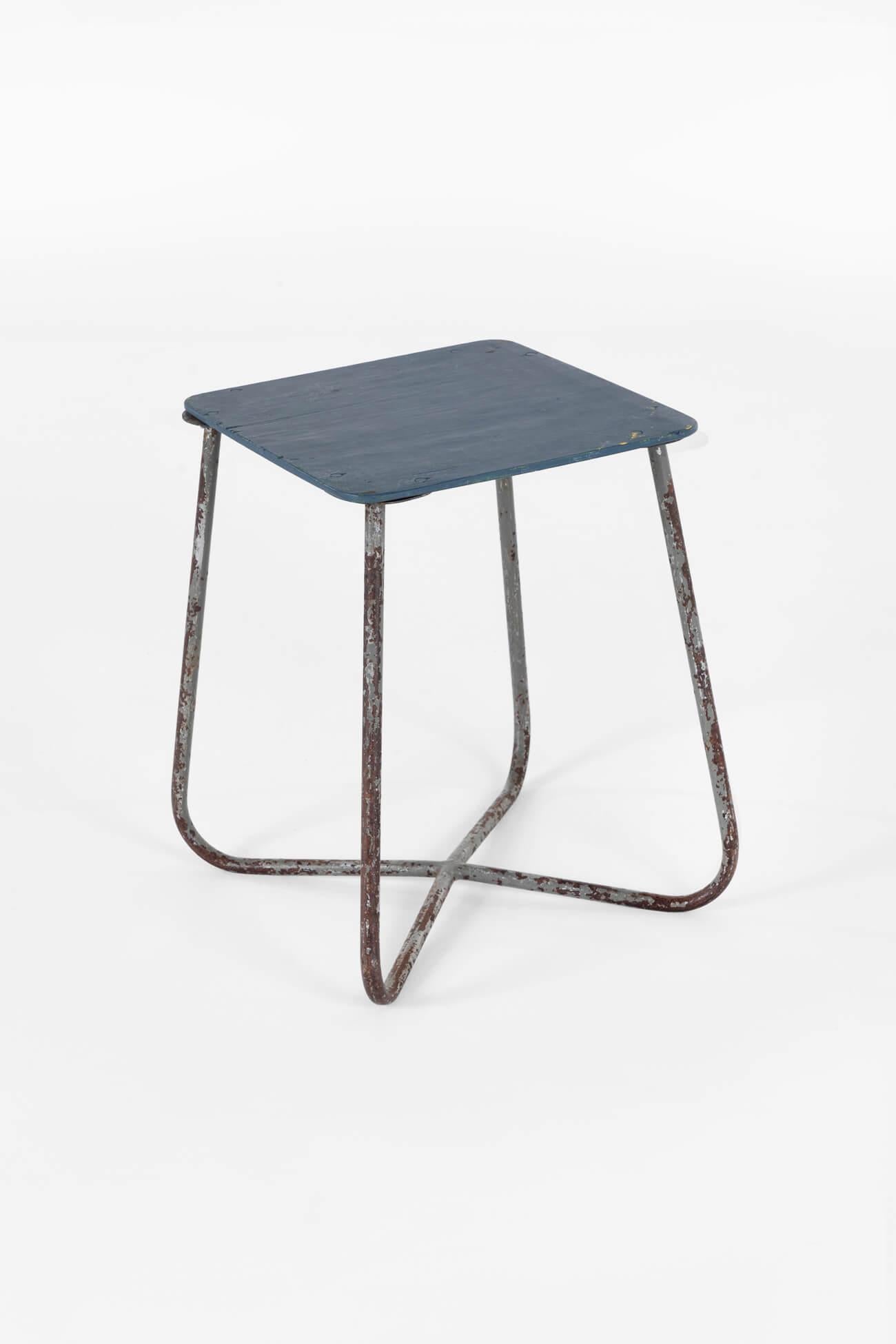 Steel Four Industrial Stools For Sale