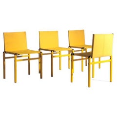 Four Italian Mastro Chairs by Afra & Tobia Scarpa, c.1980s