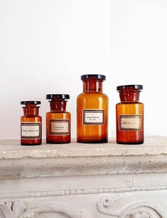 Four Italian Medicine Bottles, Early 1900s