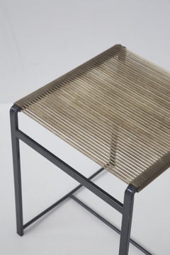 Four Scandinavian Vintage Stools in Iron