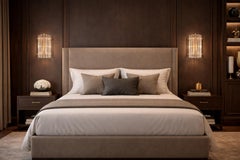 Four Italian Wall Sconce, Venini Style Murano, 1990s