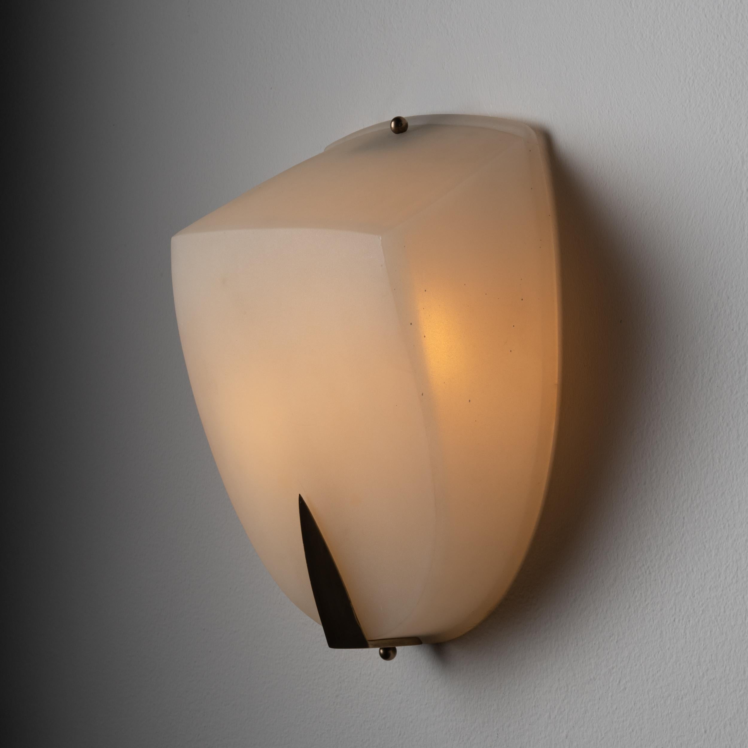 Mid-Century Modern Pair of Italian Wall Sconces