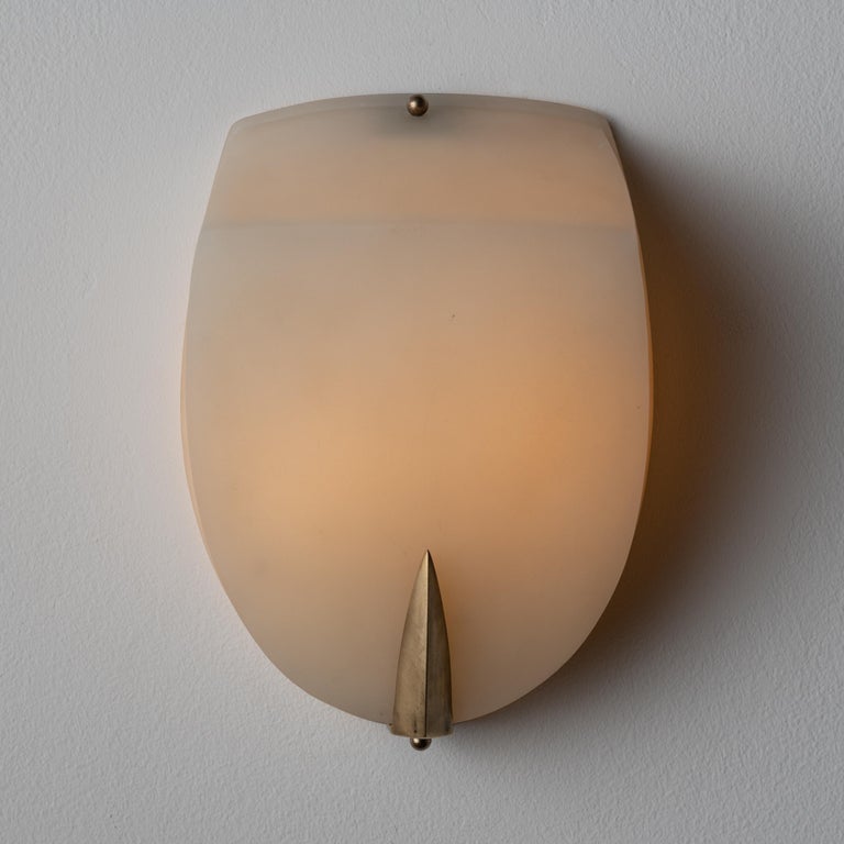 Mid-20th Century Four Italian Wall Sconces For Sale