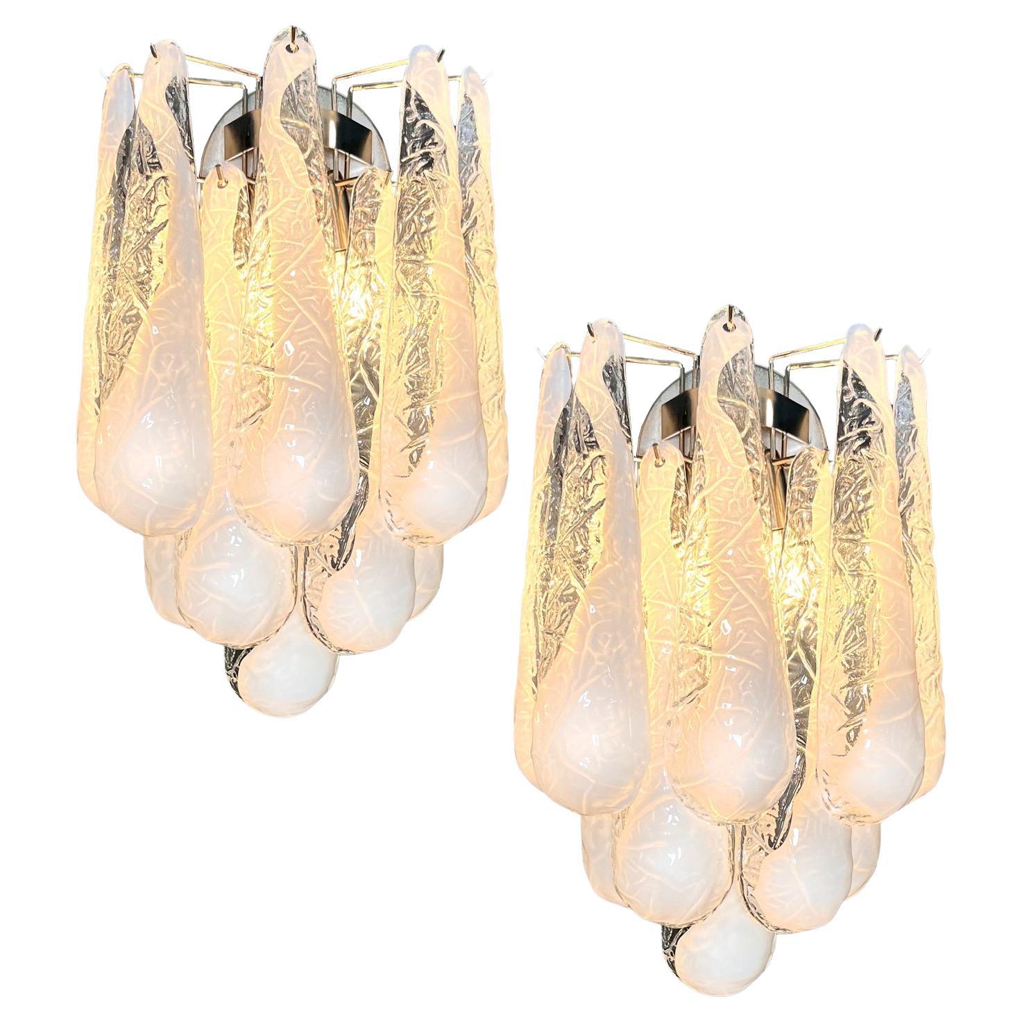 Cuatro apliques italianos, Murano Italiano en venta