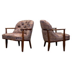 Cuatro sillas de salón Janus de Edward Wormley para Dunbar