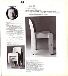 Four Joe Colombo 'Universale' Chairs, Very Rare First Edition 1967 Kartell Italy