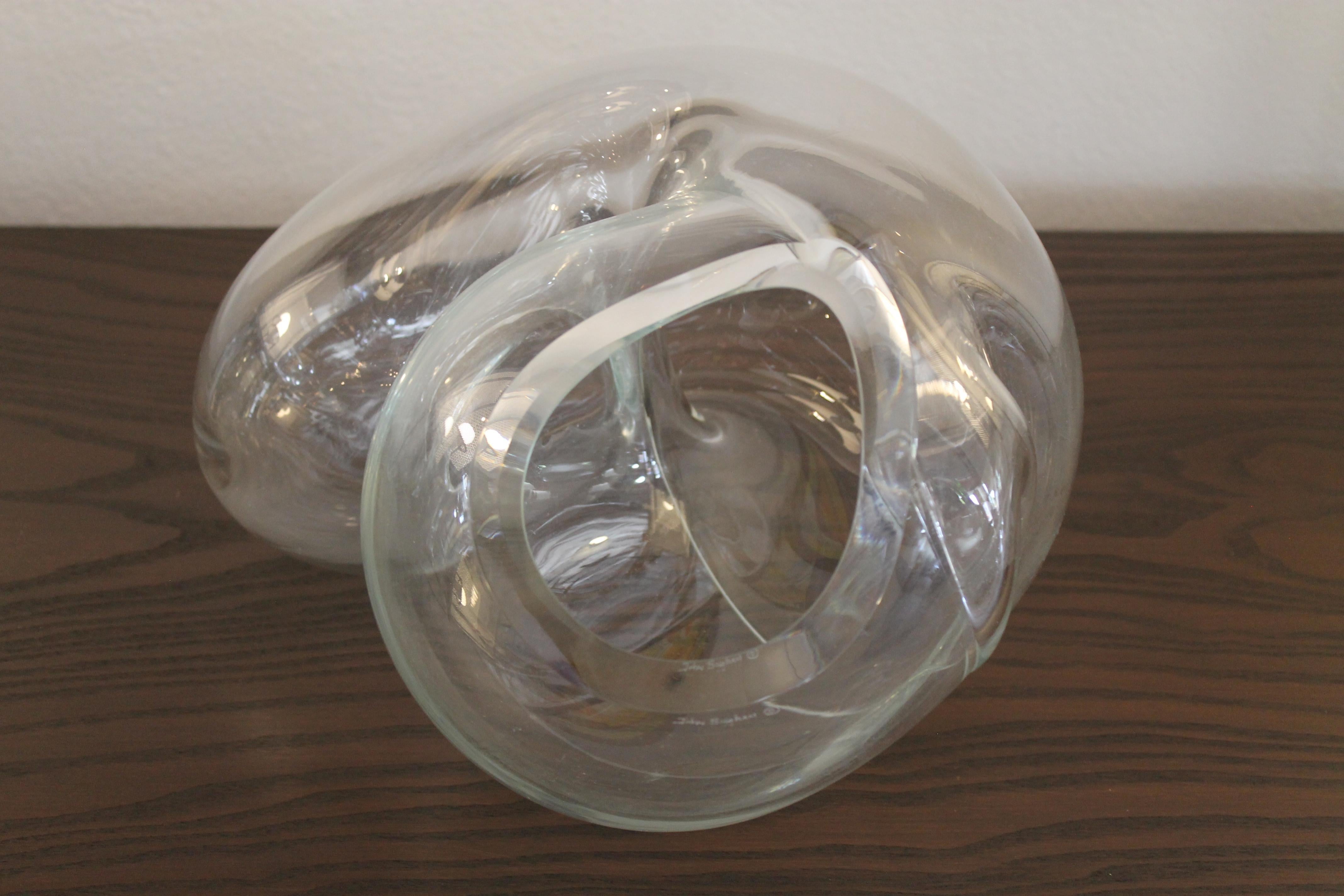 Four John Bingham Handblown Glass Sculptures 2