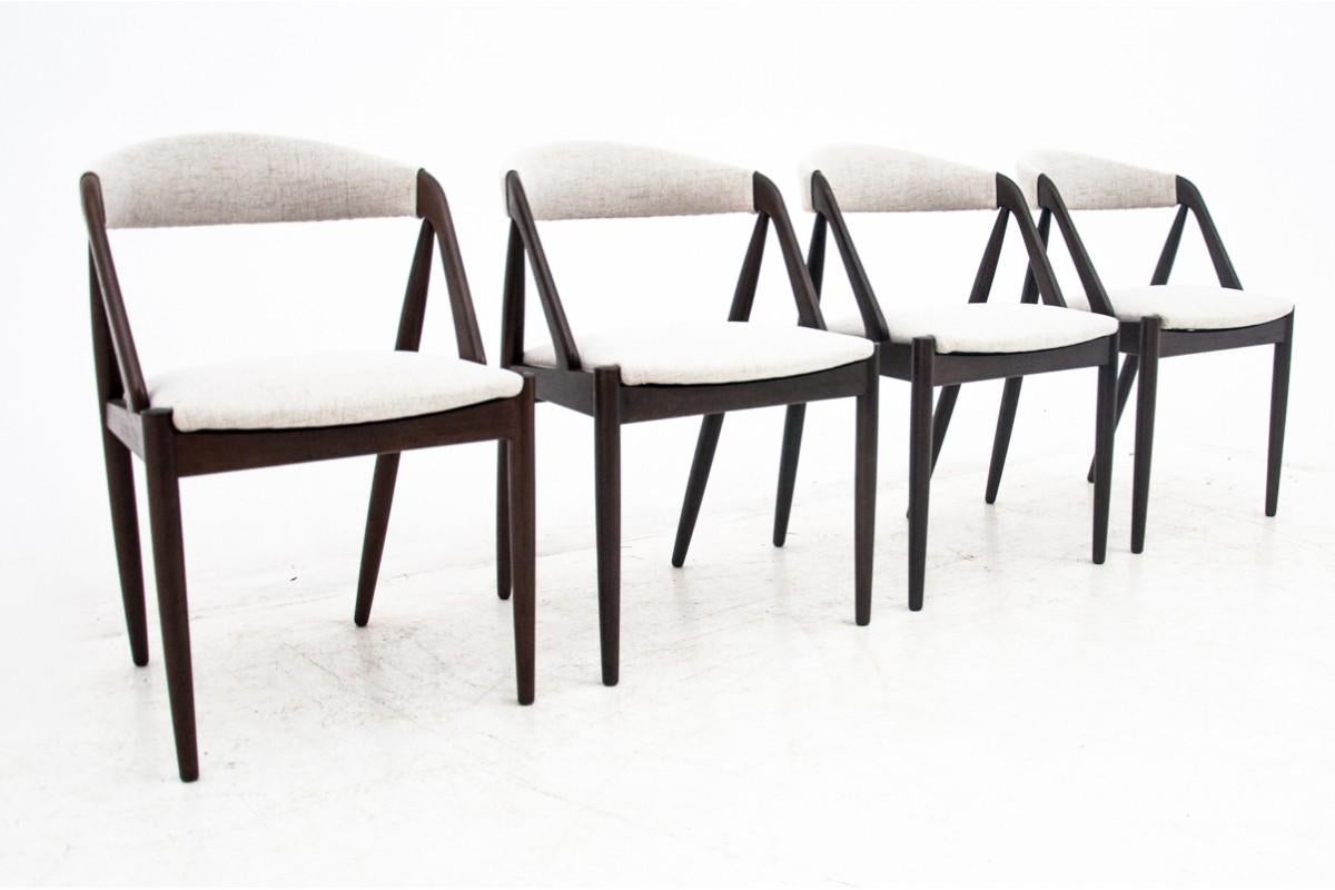 Four Kai Kristiansen Model 31 Teak Dining Room Chairs For Sale 5