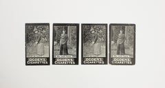 Four Ladies Cigarette Cards by Ogdens
