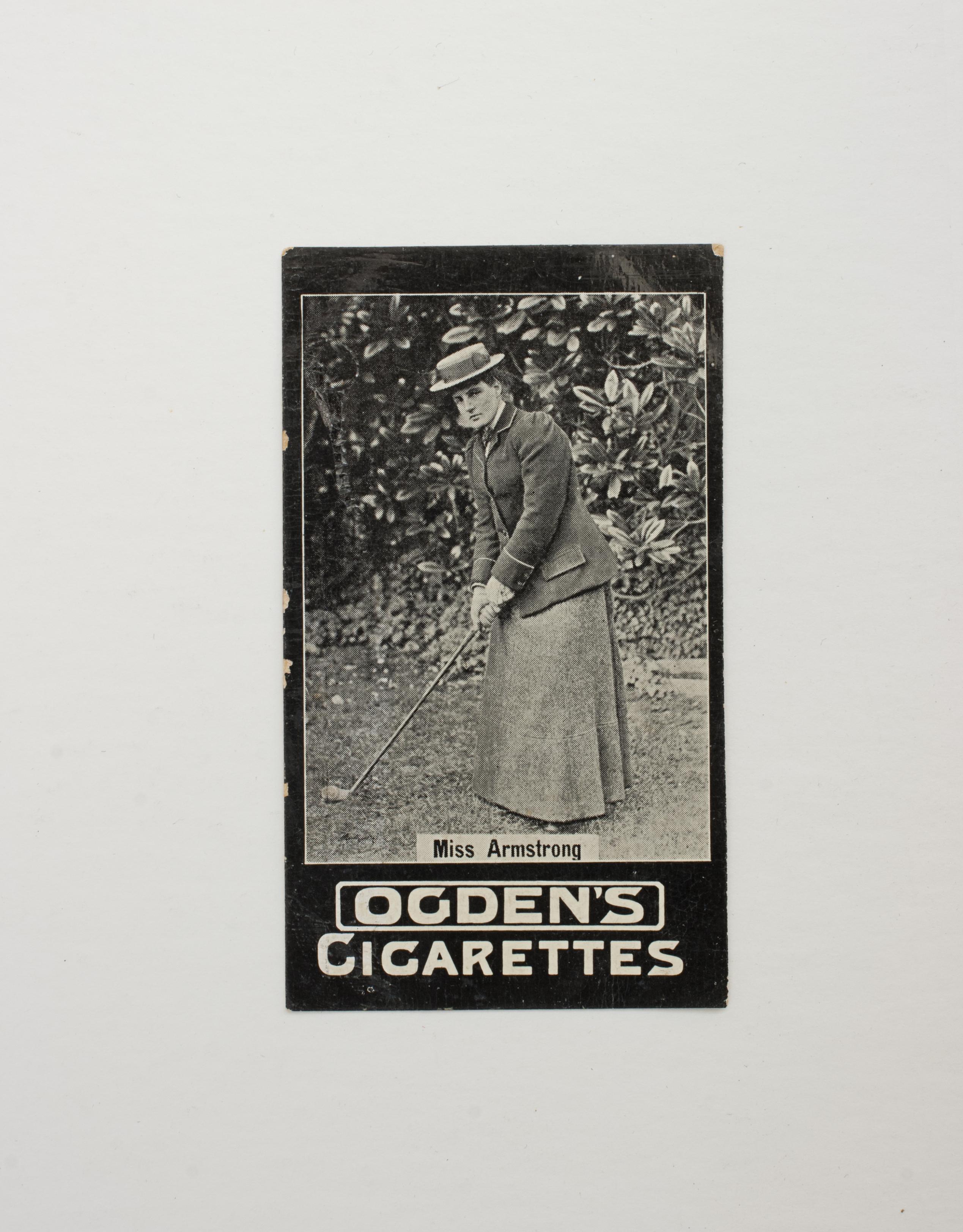 Britannique Quatre cartes à cigarettes pour femmes d'Ogdens en vente