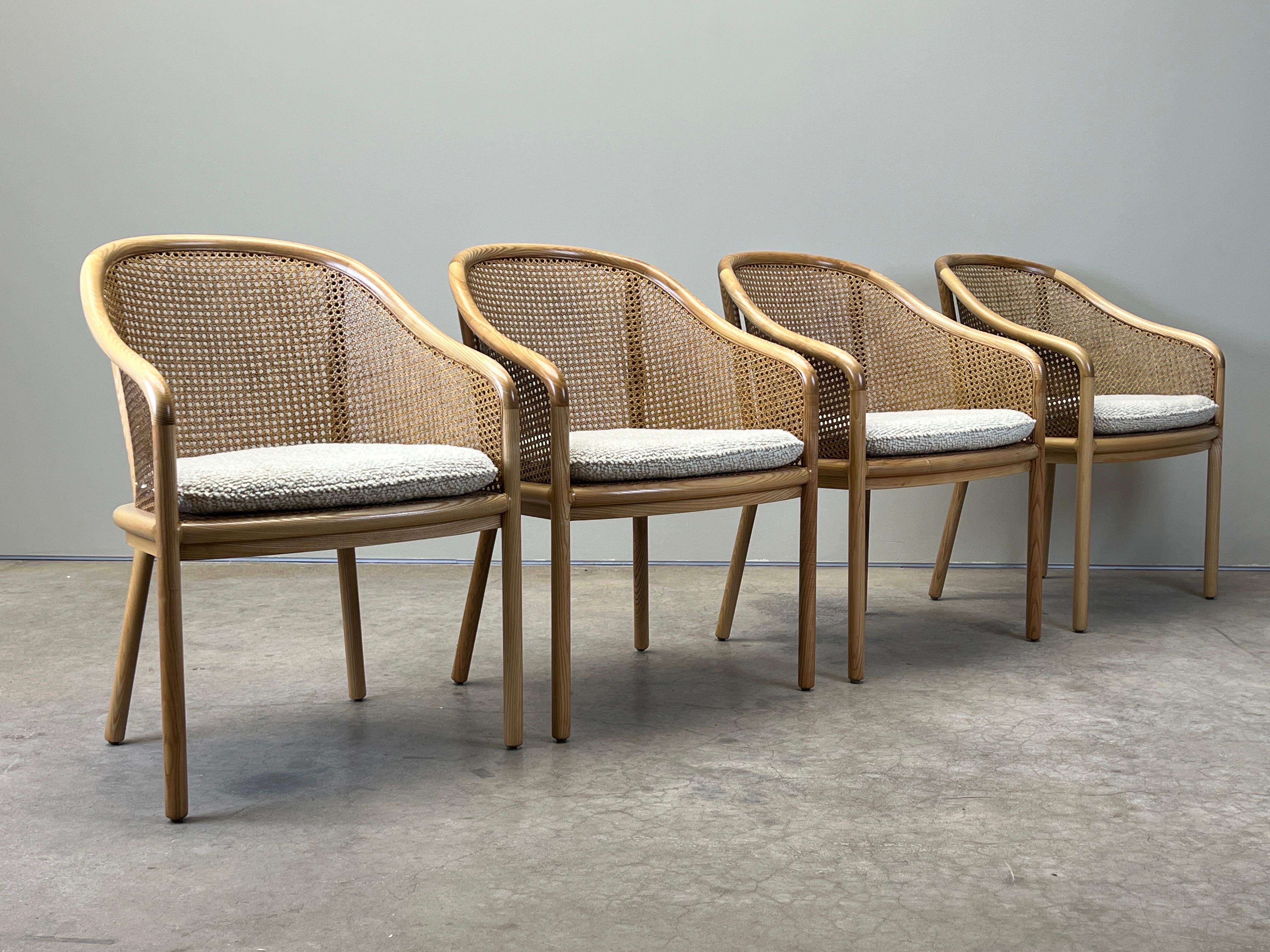 Four Landmark Chairs by Ward Bennett for Brickel For Sale 1