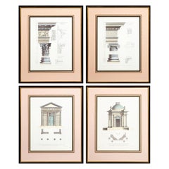 Four Large Architectural Prints of Classical Orders