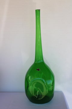 Four Large Hand Blown Glass Vessels by the Zeller Glass Company