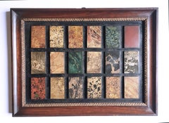 Four Late 19th Century Italian Scagliola Marble Specimens, circa 1890