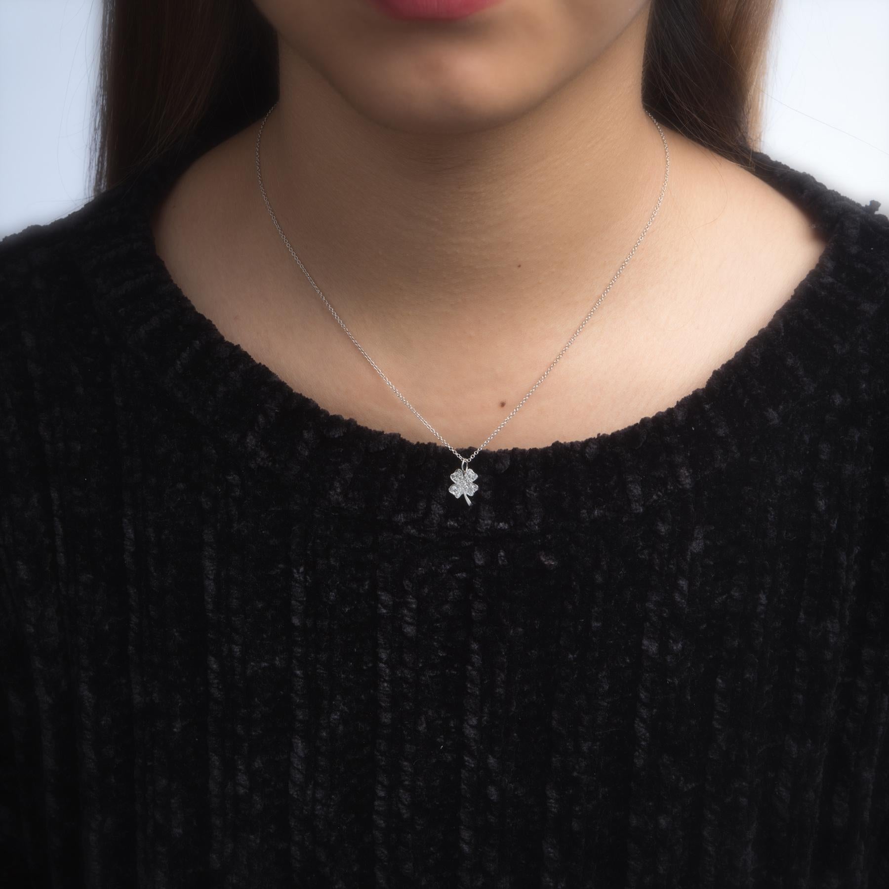 diamond shamrock necklace