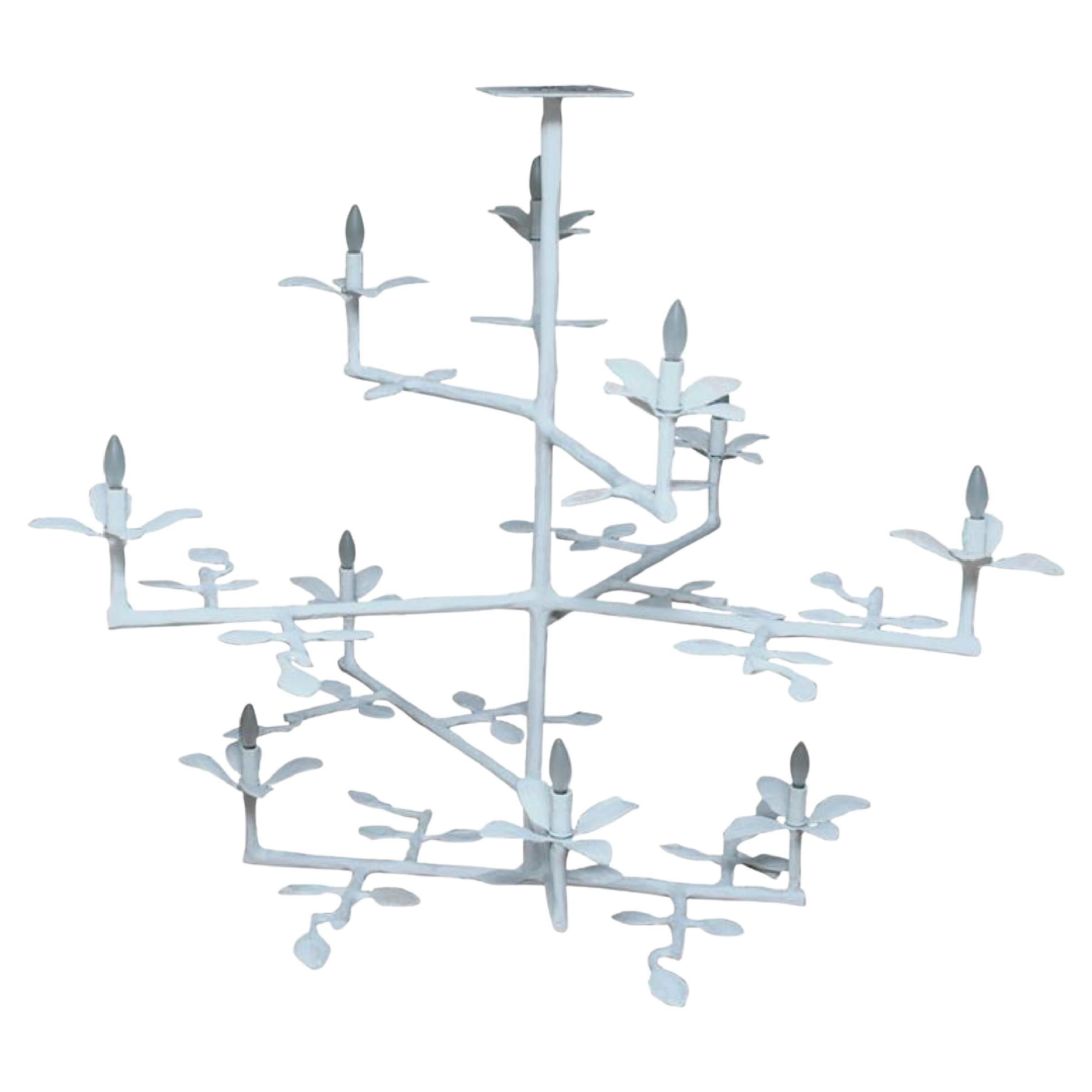 Four Leaf Cluster Plaster Chandelier