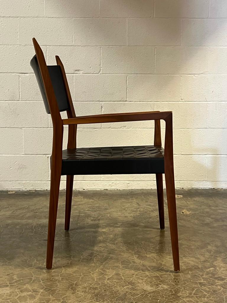 Sessel aus Leder von Paul McCobb im Angebot 7