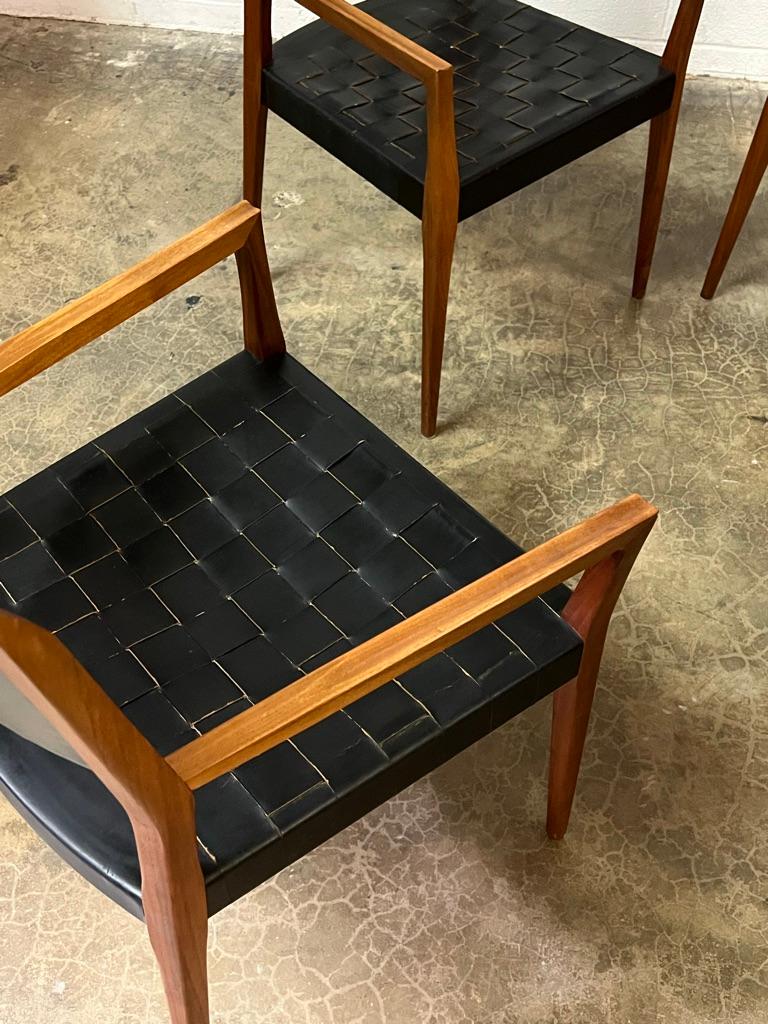 Sessel aus Leder von Paul McCobb im Angebot 12