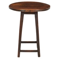 Tavolo da cricket a quattro gambe in Oak