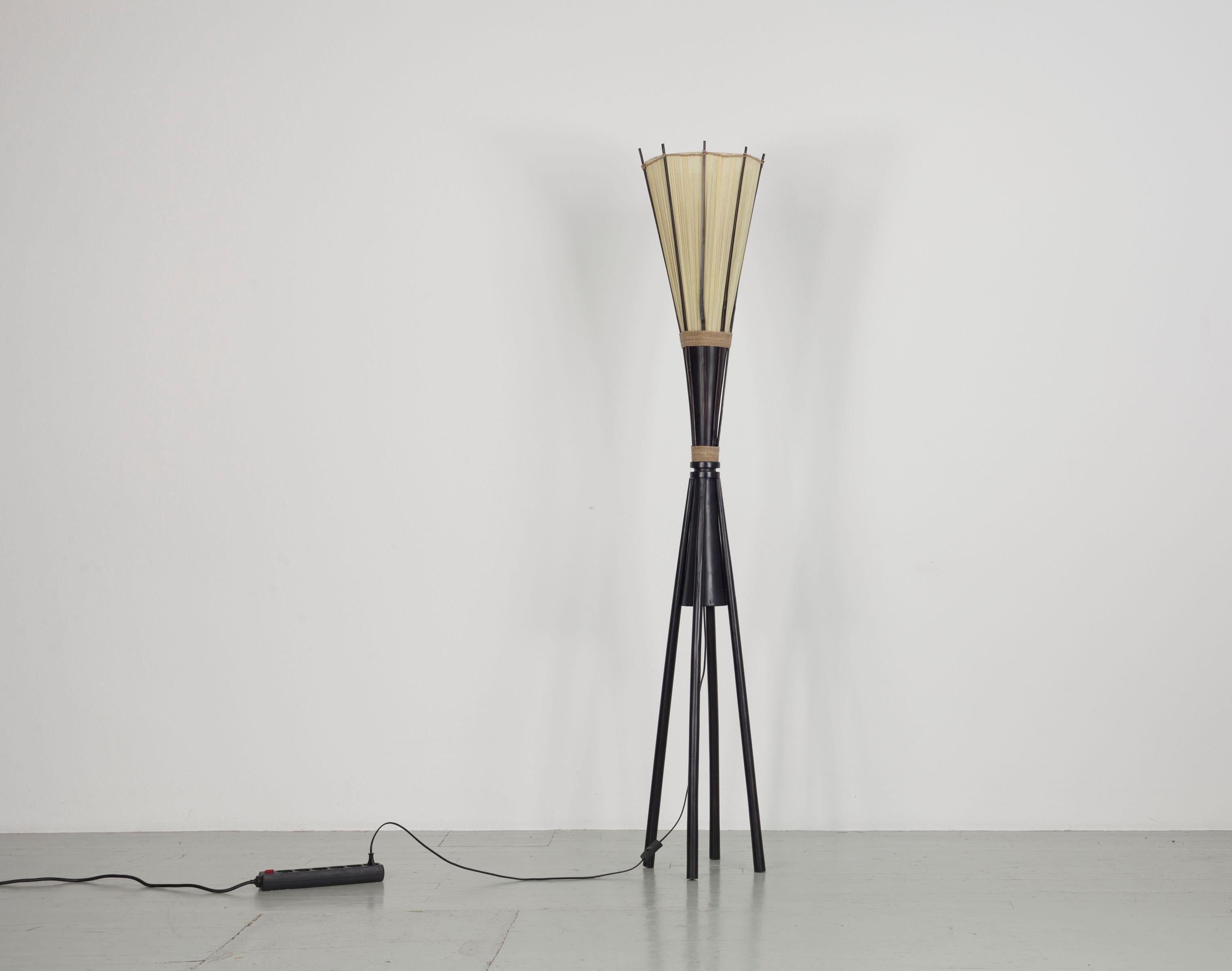 Italian Four-Legged Floor Lamp from the 50s For Sale