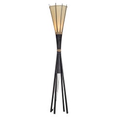 Lampada da terra a quattro gambe degli anni '50