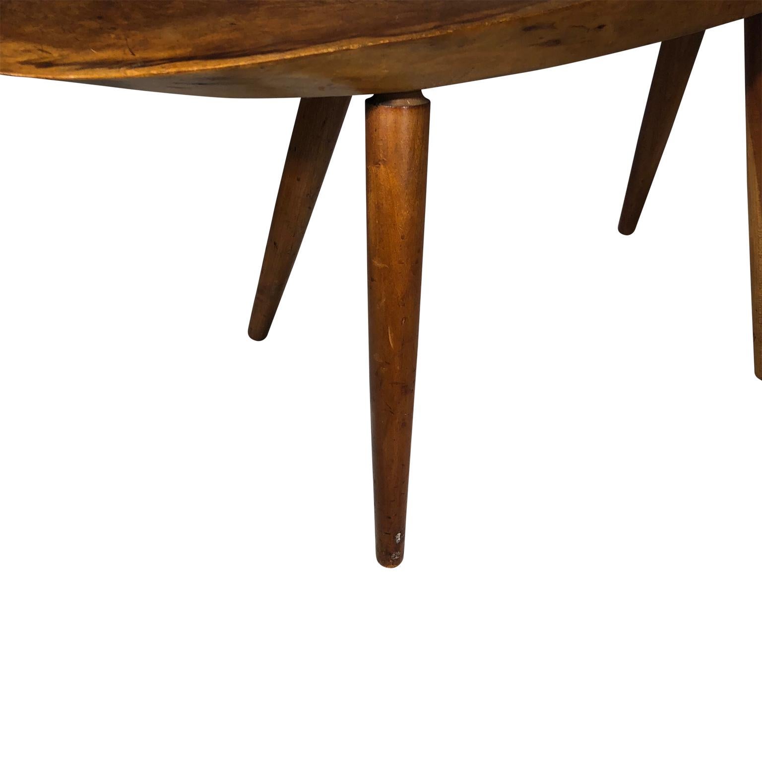 20th Century Four Legged Free Edge Cocktail Table By Roy Sheldon