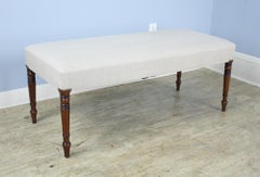 Four-Legged Mahogany Stool