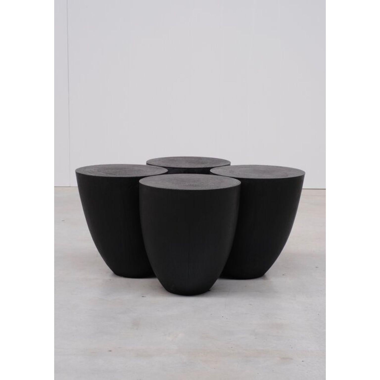 Belgian Four Legged Senufo Coffee Table by Arno Declercq For Sale