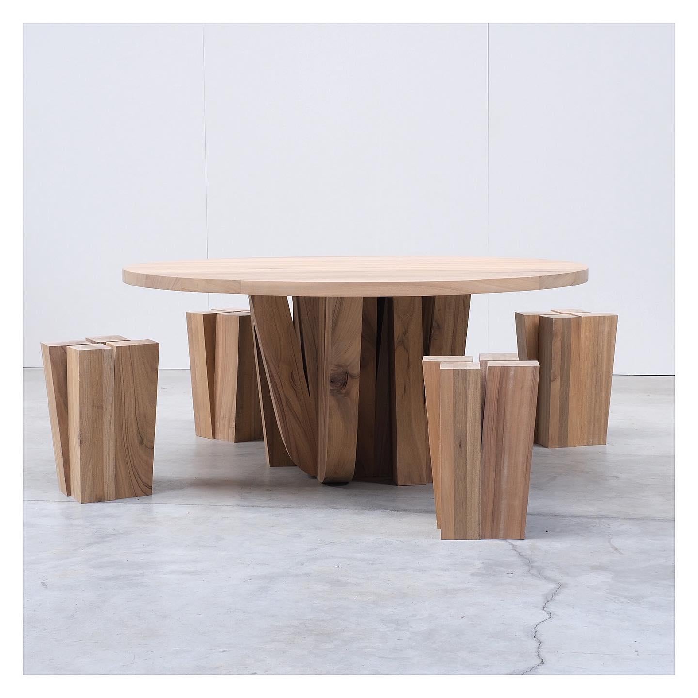 Tabouret Naturel d'Arno Declercq en vente 3