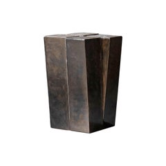 Four Legs Steel Signed Stool, Arno Declercq