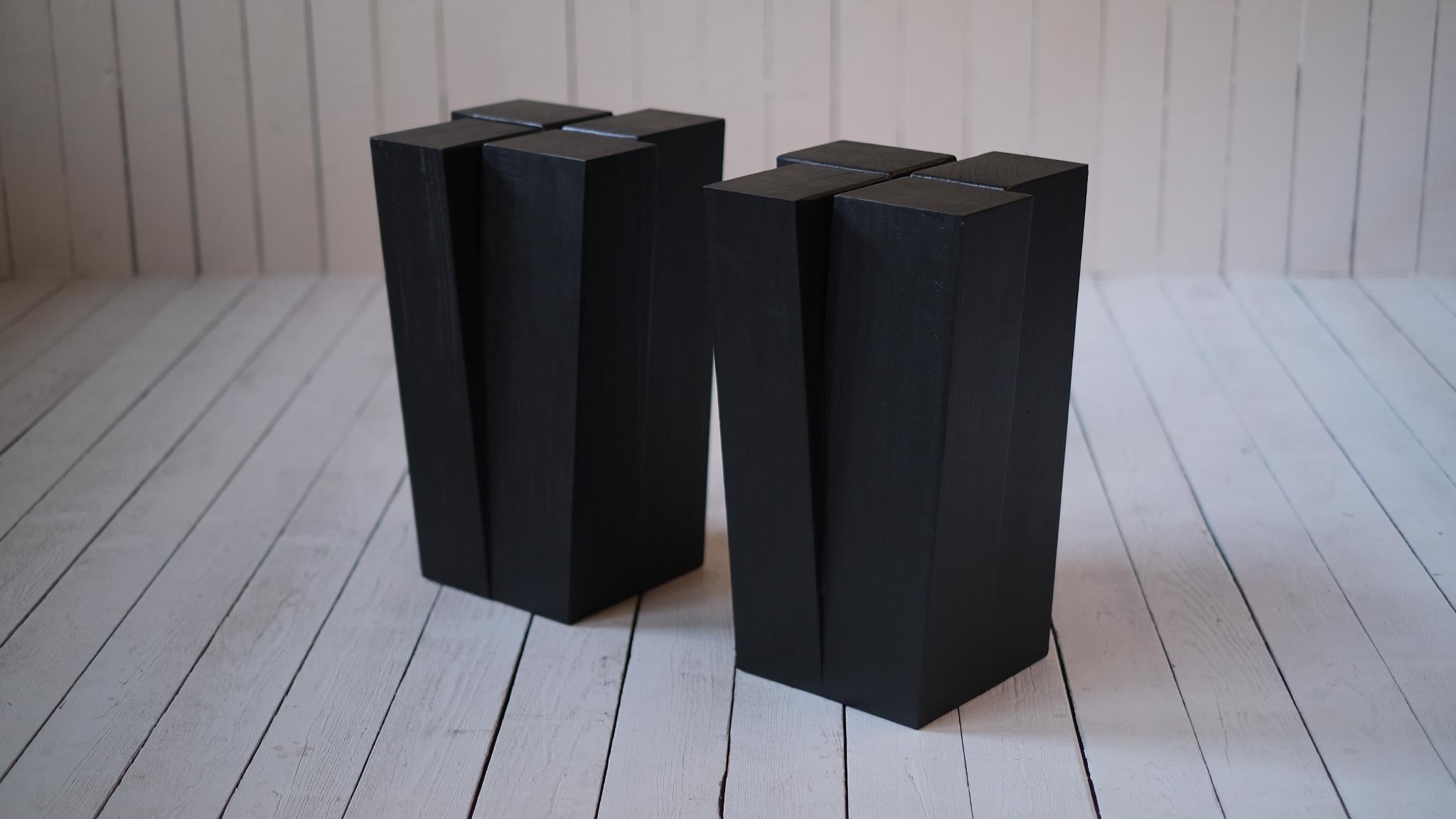 Belgian Four Legs Stool by Arno Declercq For Sale