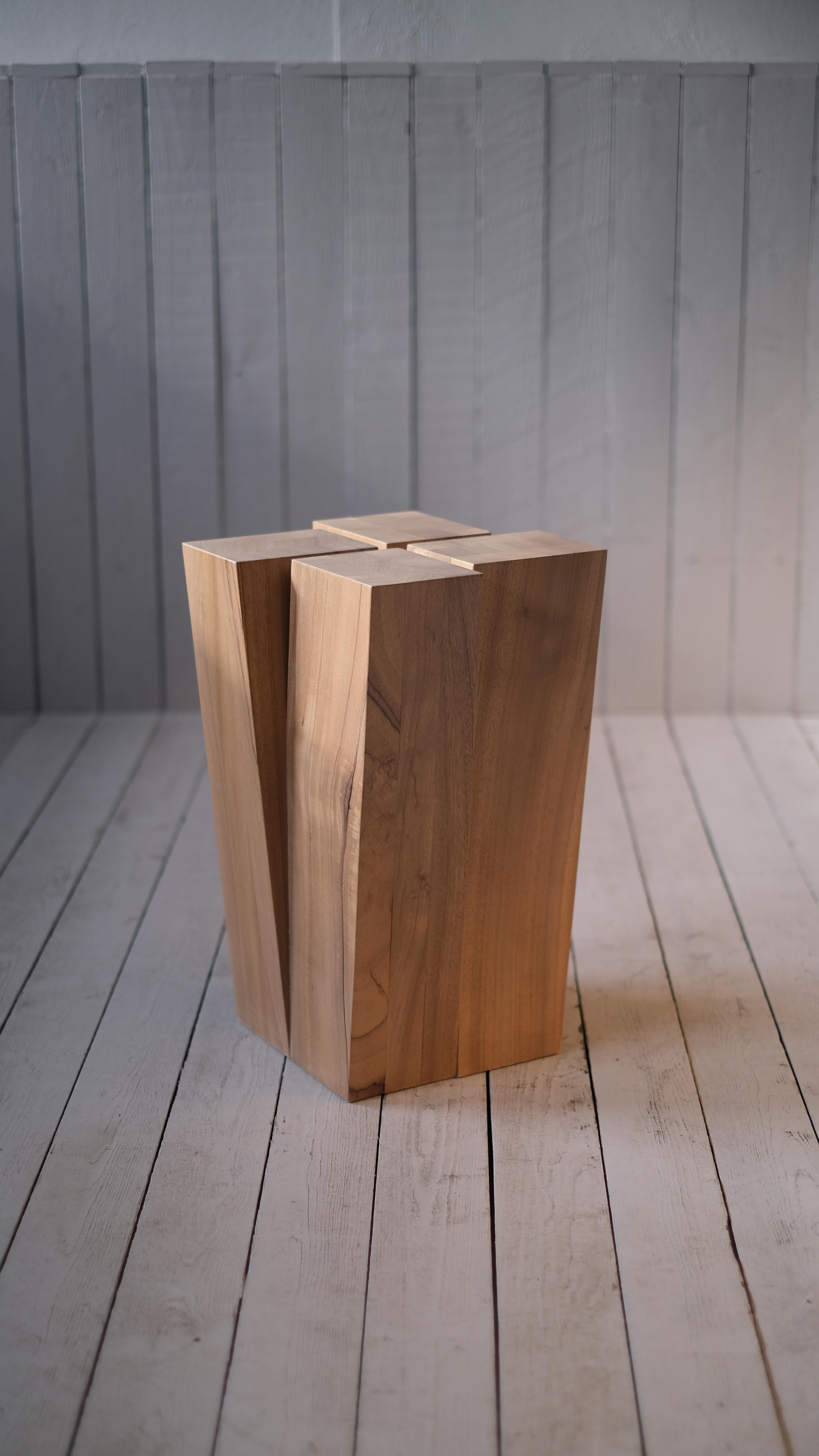 Four Legs Stool Naturel by Arno Declercq For Sale 1