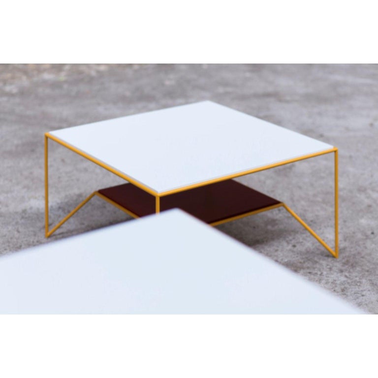 Contemporary Four Levels Coffee Table by Maria Scarpulla For Sale