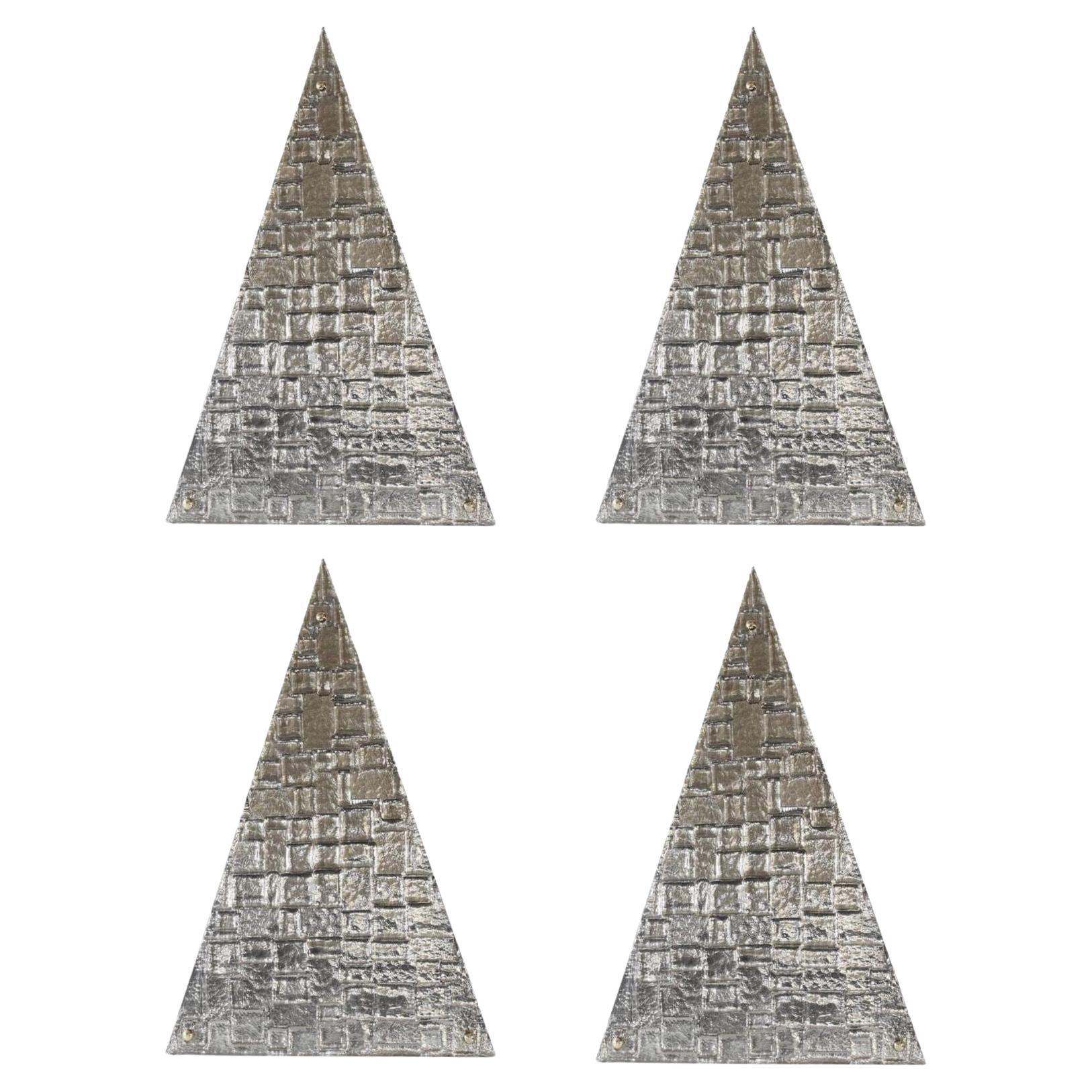 Four Limited Edition Luxor Sconces Designed by Gianluca Fontana, Italy 2000's