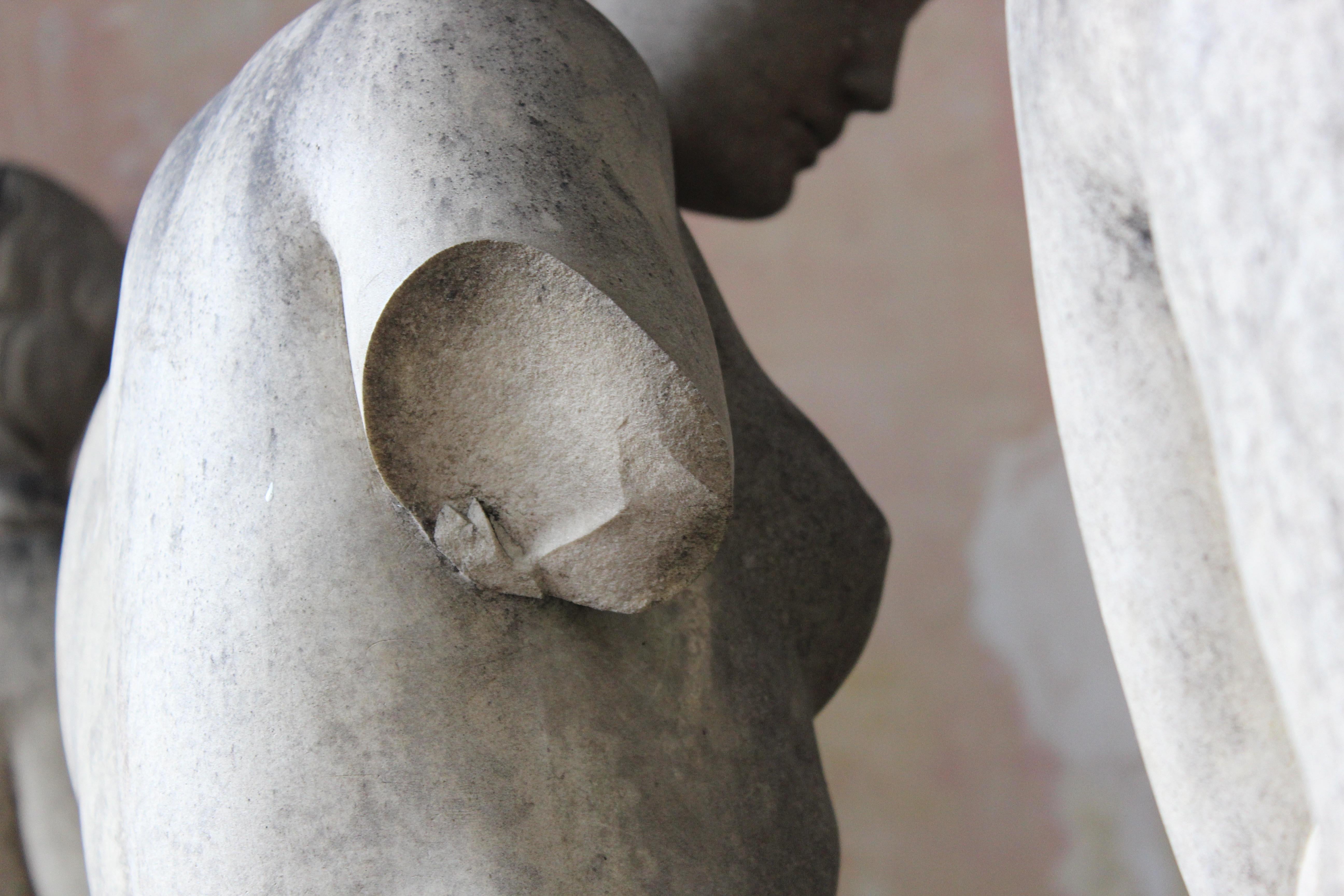 Four Lorenzo Dal Torrione Classicist Grand Tour Female Statues Pietrasanta Italy For Sale 10