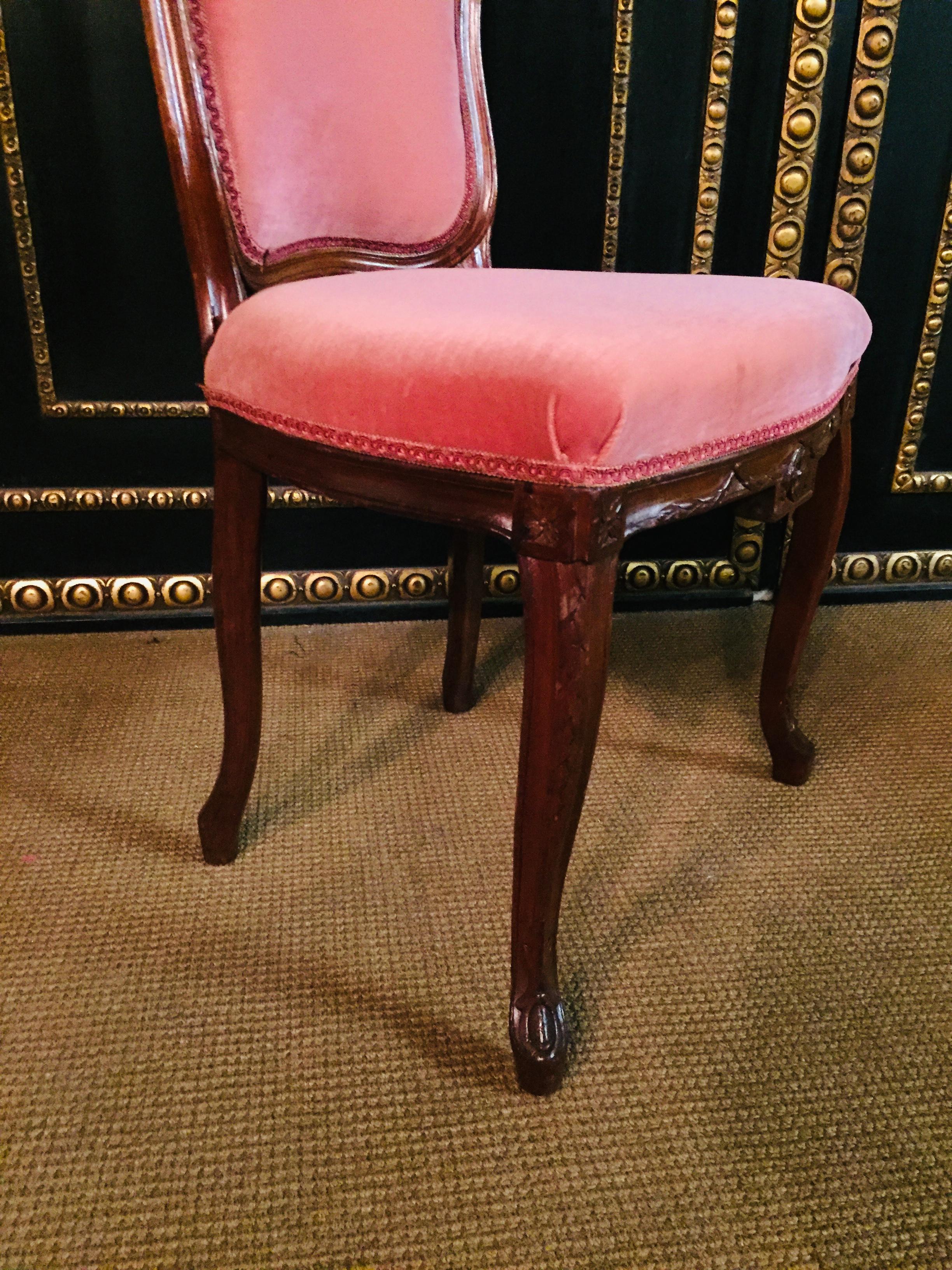 Four Louis Seize Chairs, circa 1850-1880 2