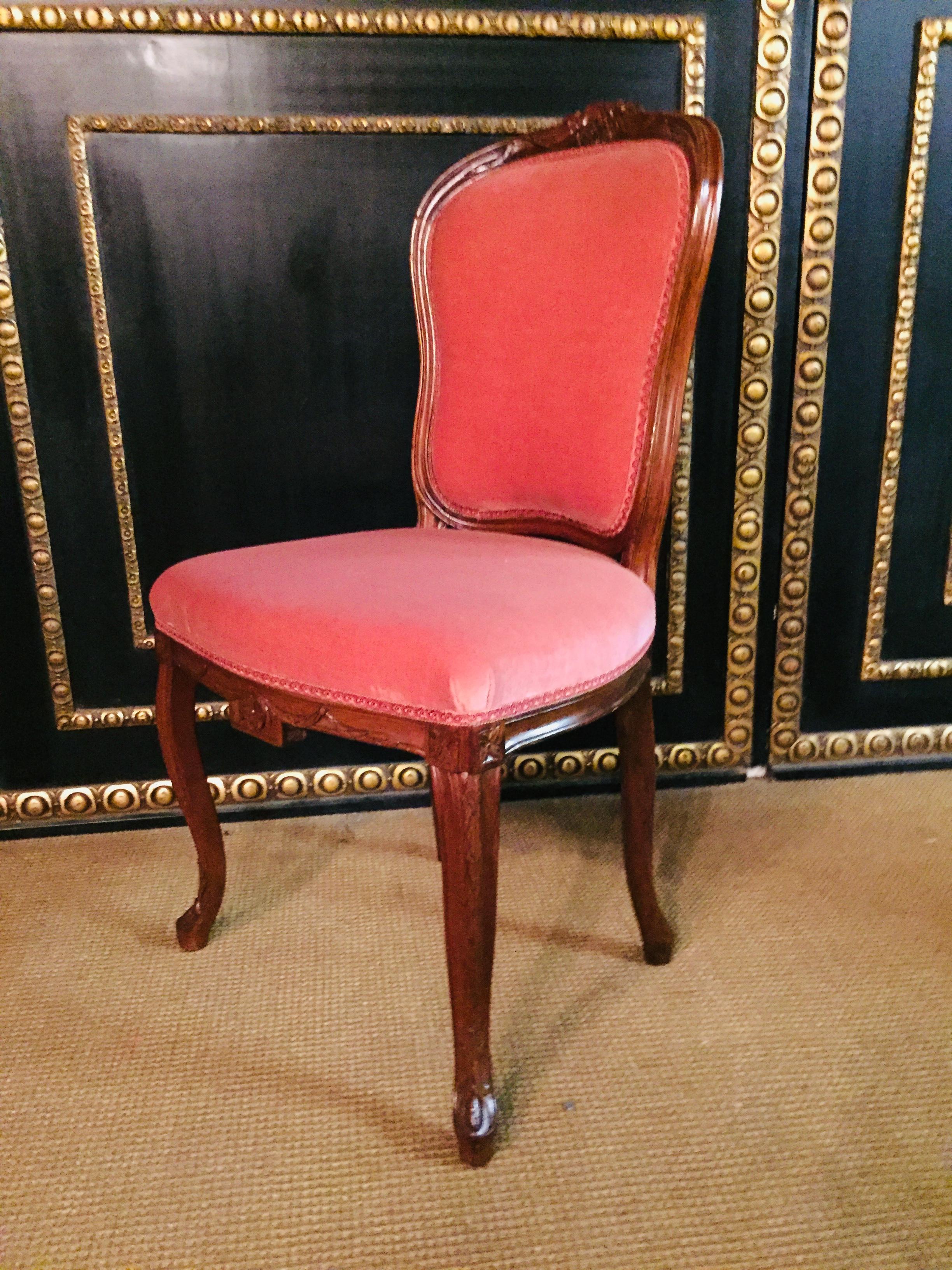 Four Louis Seize Chairs, circa 1850-1880 3