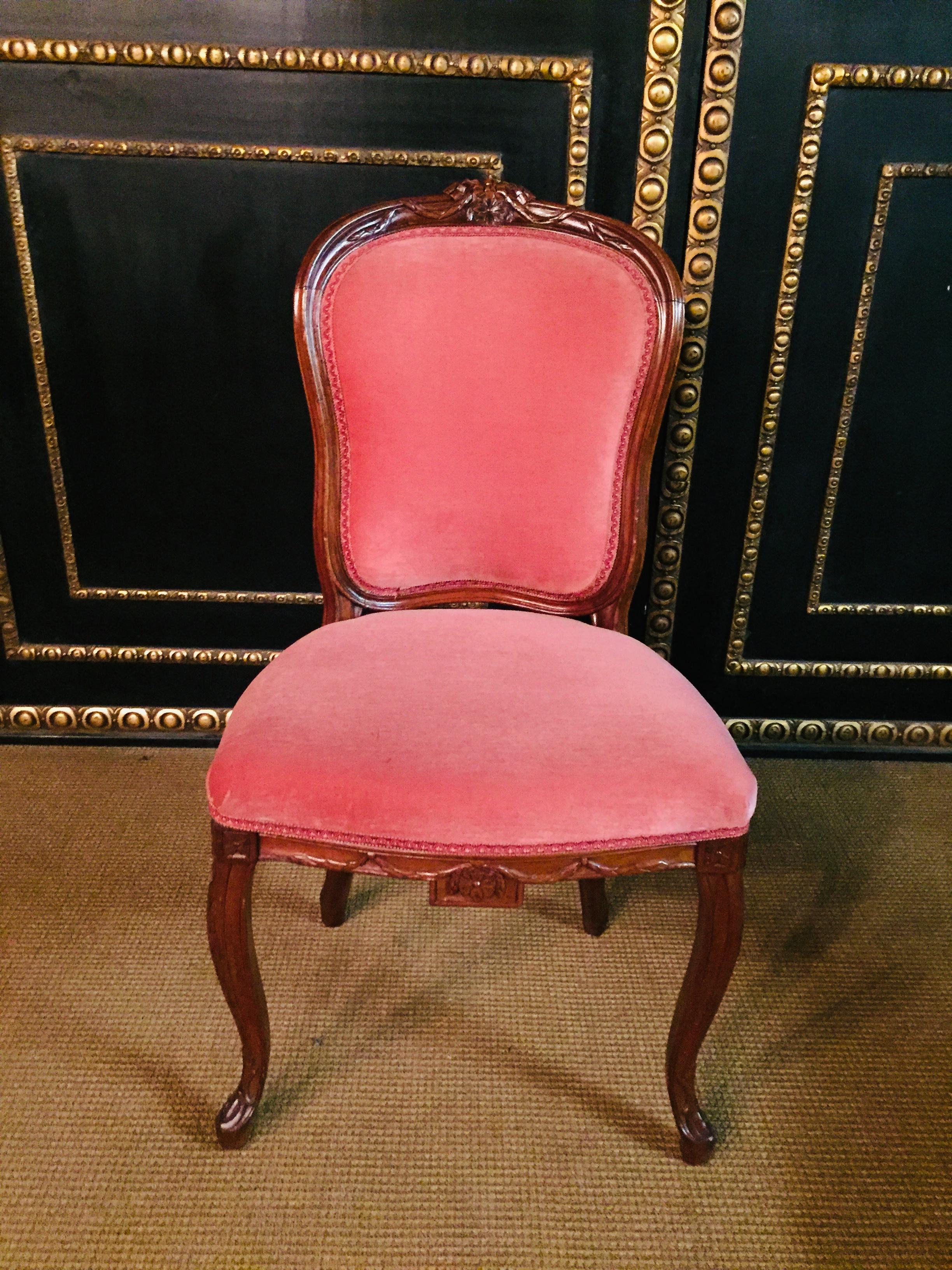 Four Louis Seize Chairs, circa 1850-1880 In Good Condition In Berlin, DE