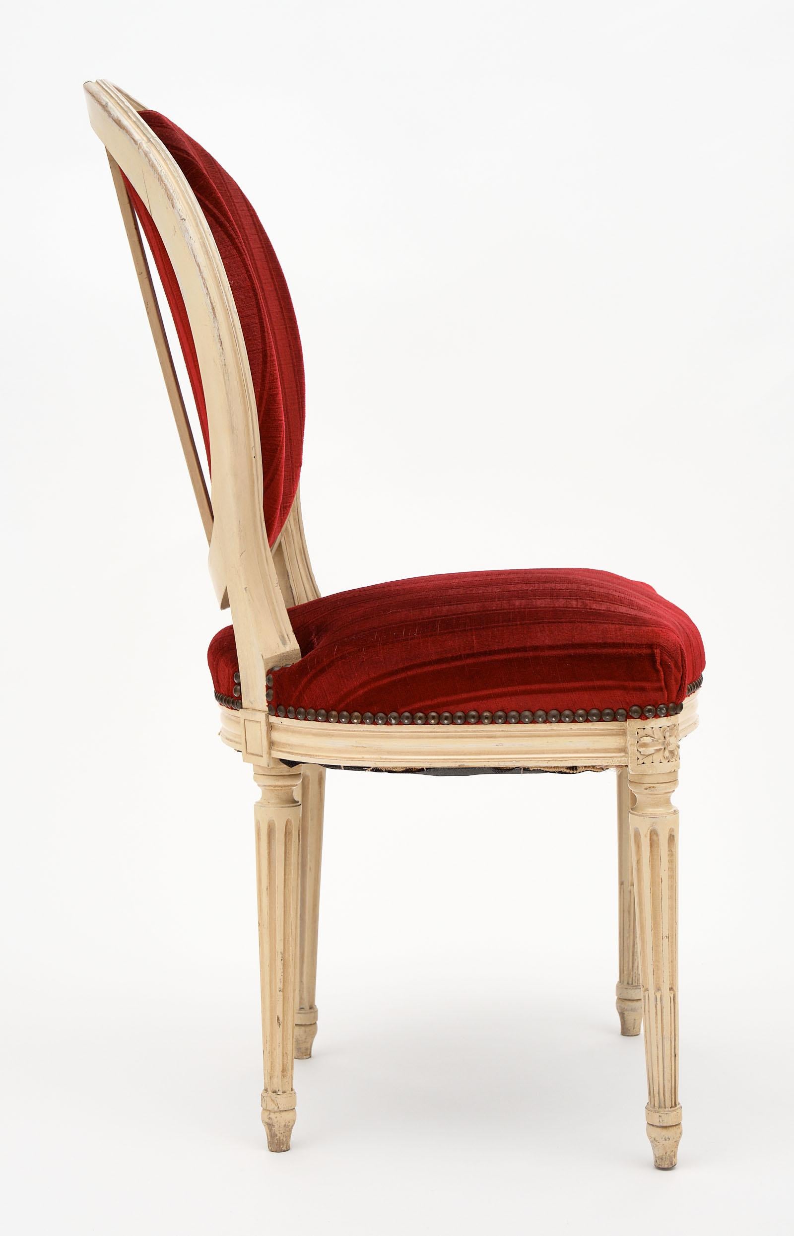 Four Louis XVI Style French Chairs 2