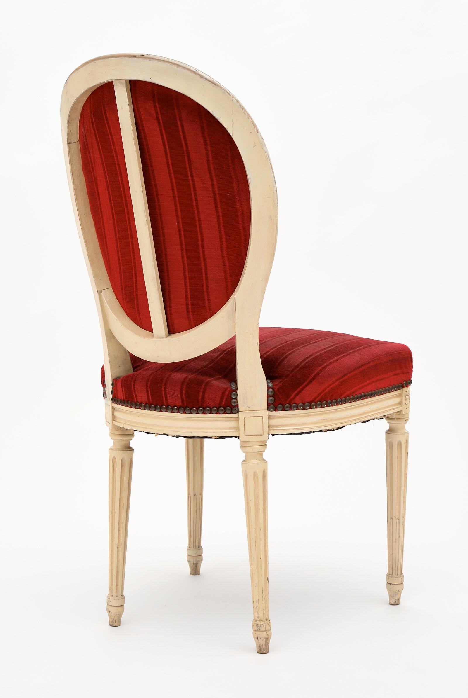 Four Louis XVI Style French Chairs 3