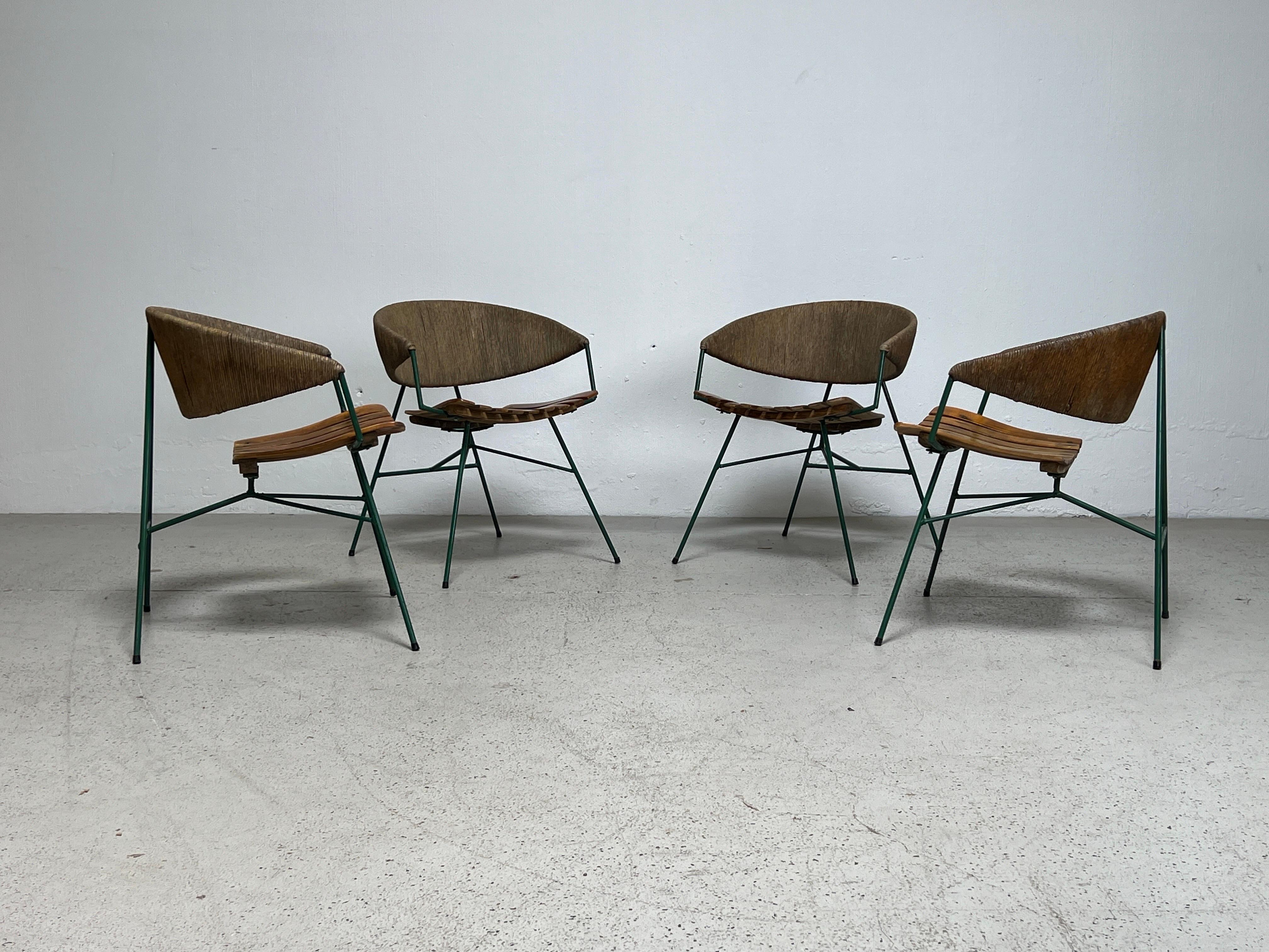 Rush Four Lounge Chairs by Arthur Umanoff for Raymor For Sale