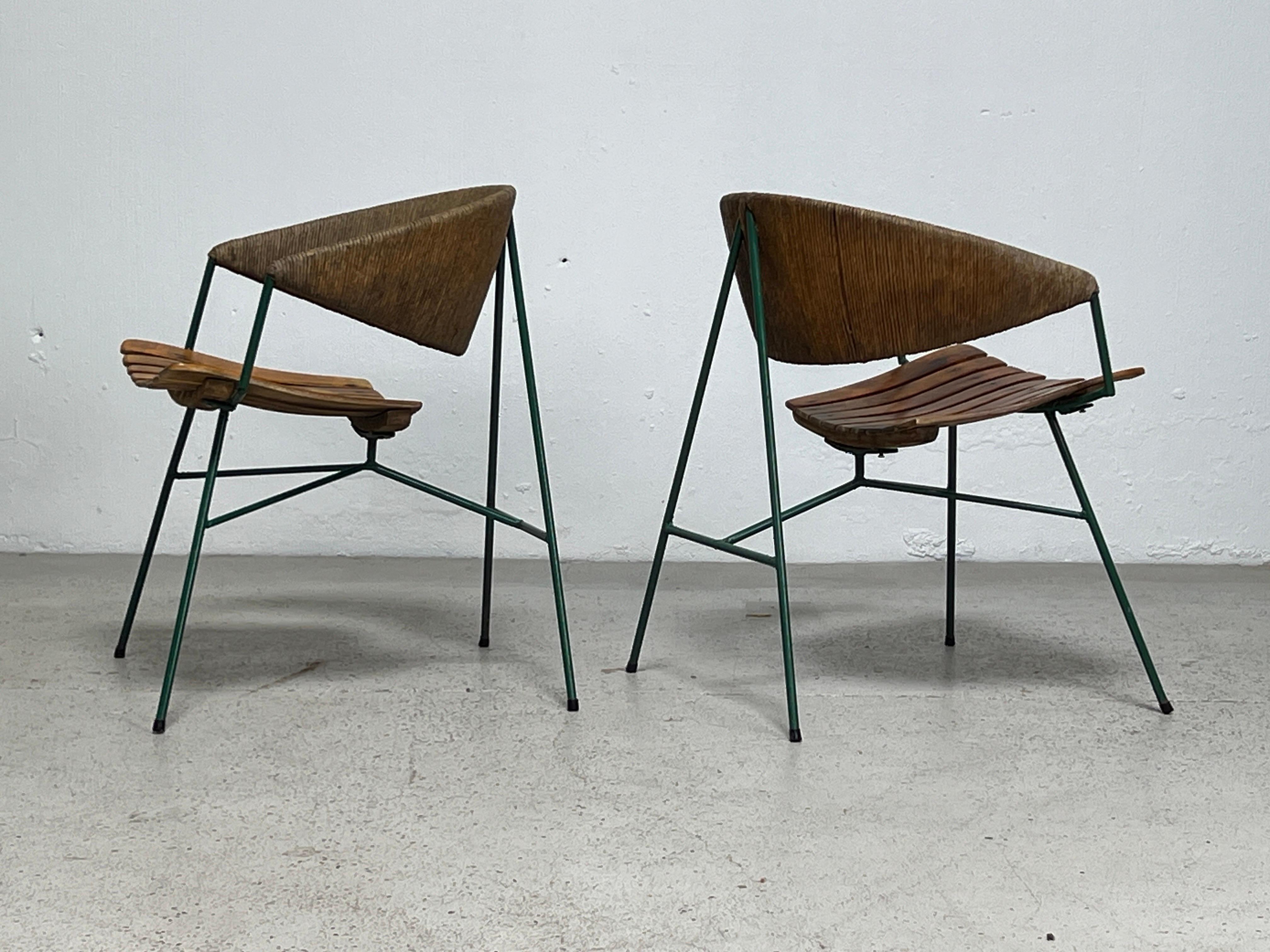 Four Lounge Chairs by Arthur Umanoff for Raymor For Sale 1