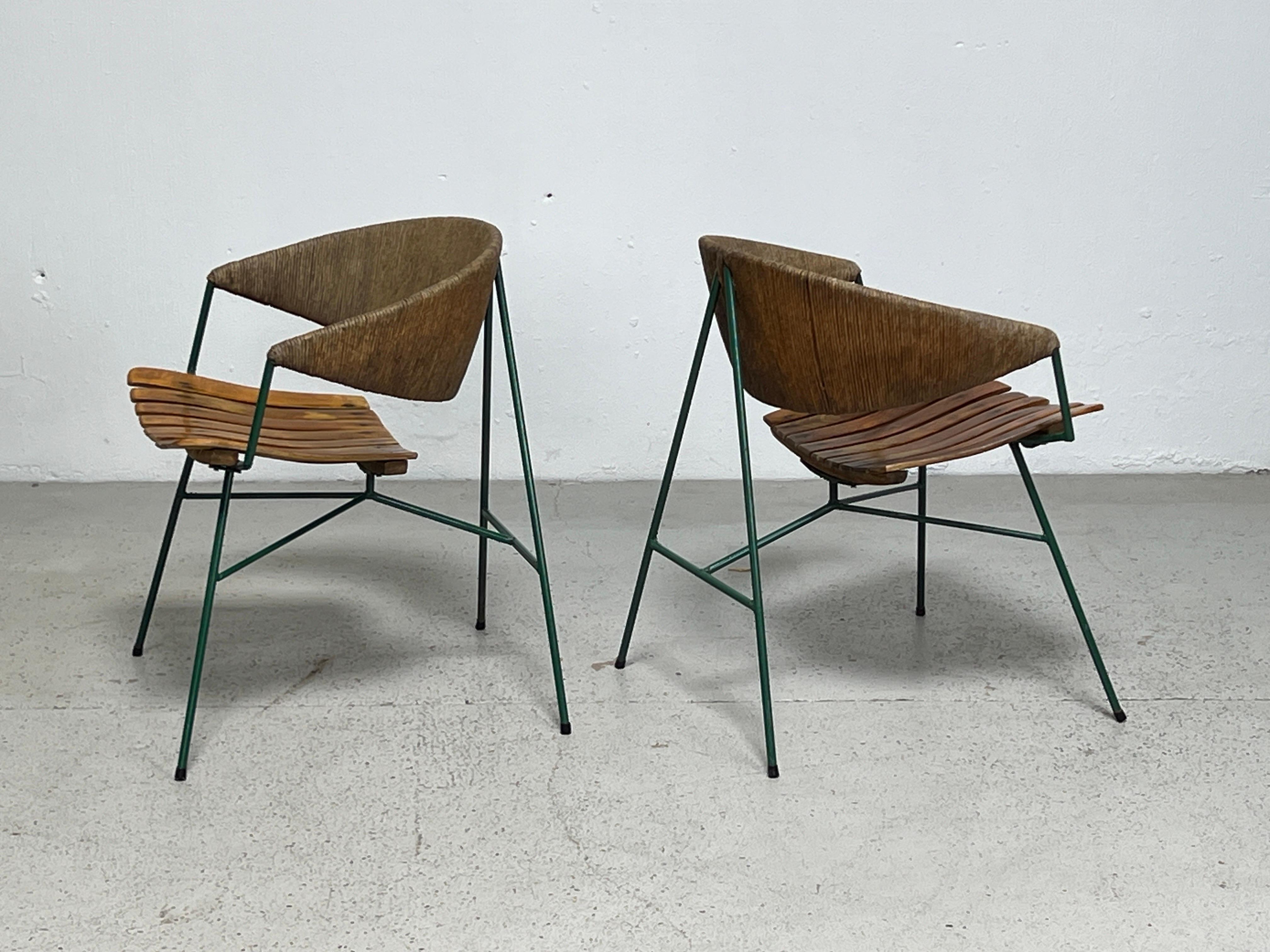 Four Lounge Chairs by Arthur Umanoff for Raymor For Sale 2