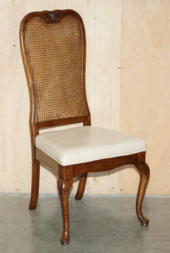 FOUR LOVELY VINTAGE FRENCH COUNTRY HOUSE LOUIS XVI STYLE BERGERE DiNING CHAIRS