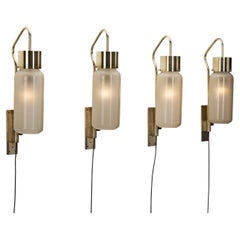Four "LP 10" Wall Lights by Luigi Caccia Dominioni for Azucena, Italy 1950s